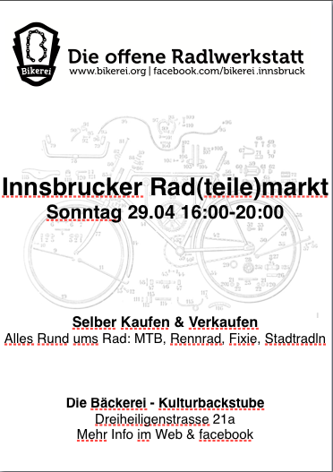 Radlmarkt 29.4 Innsbruck - Flyer